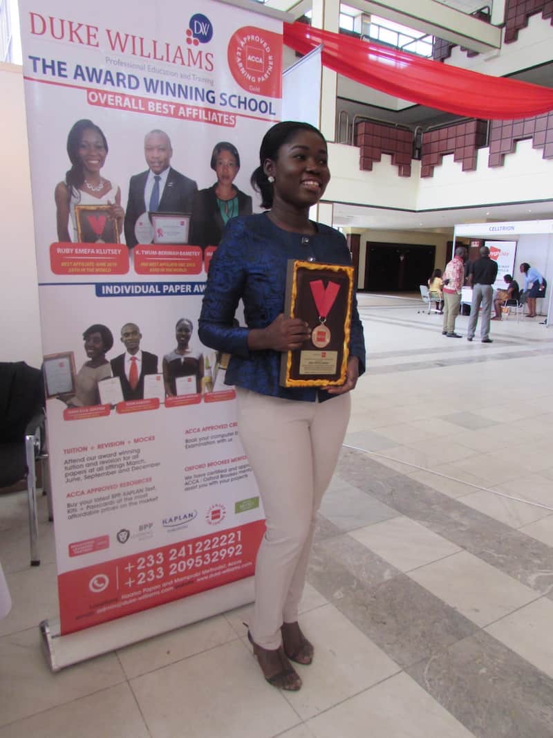 Enid Owusu Ansah at the Duke Williams awards, photo 1