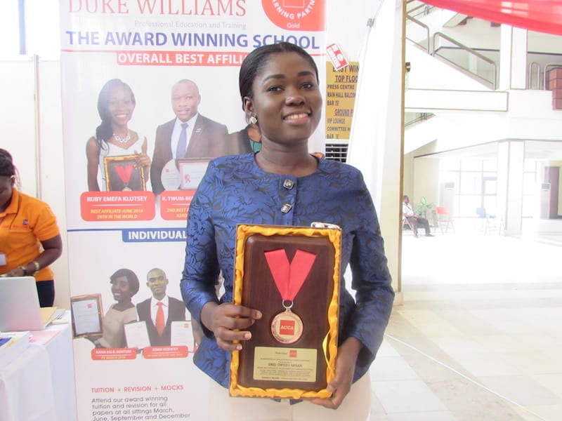 Enid Owusu Ansah at the Duke Williams awards, photo 2