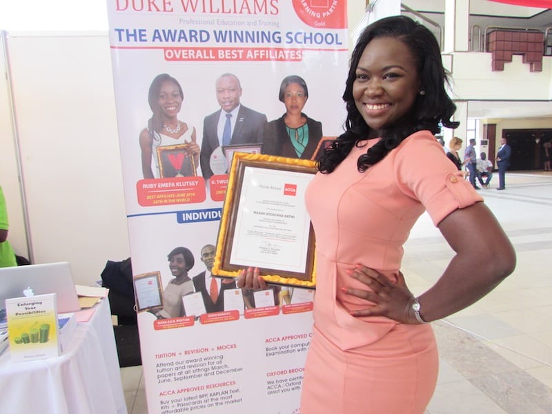 Maame Kyerewaa Antwi at the Duke Williams awards, photo 1