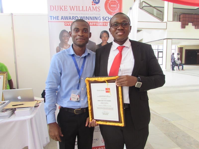 Nana Osei Tutu Bonsu at the Duke Williams awards, photo 1
