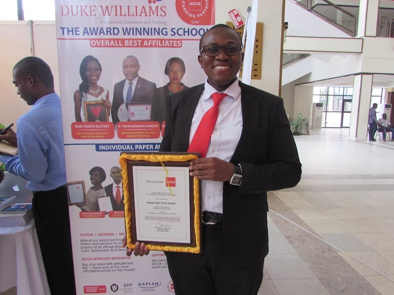 Nana Osei Tutu Bonsu at the Duke Williams awards, photo 2