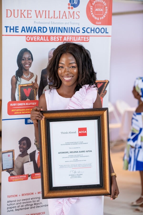 Afonope Helena Sanu Afua at the Duke Williams awards, photo 1