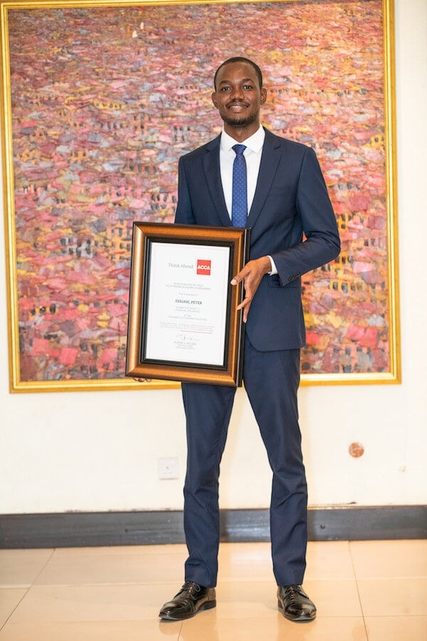 Essiaw Peter at the Duke Williams awards, photo 2