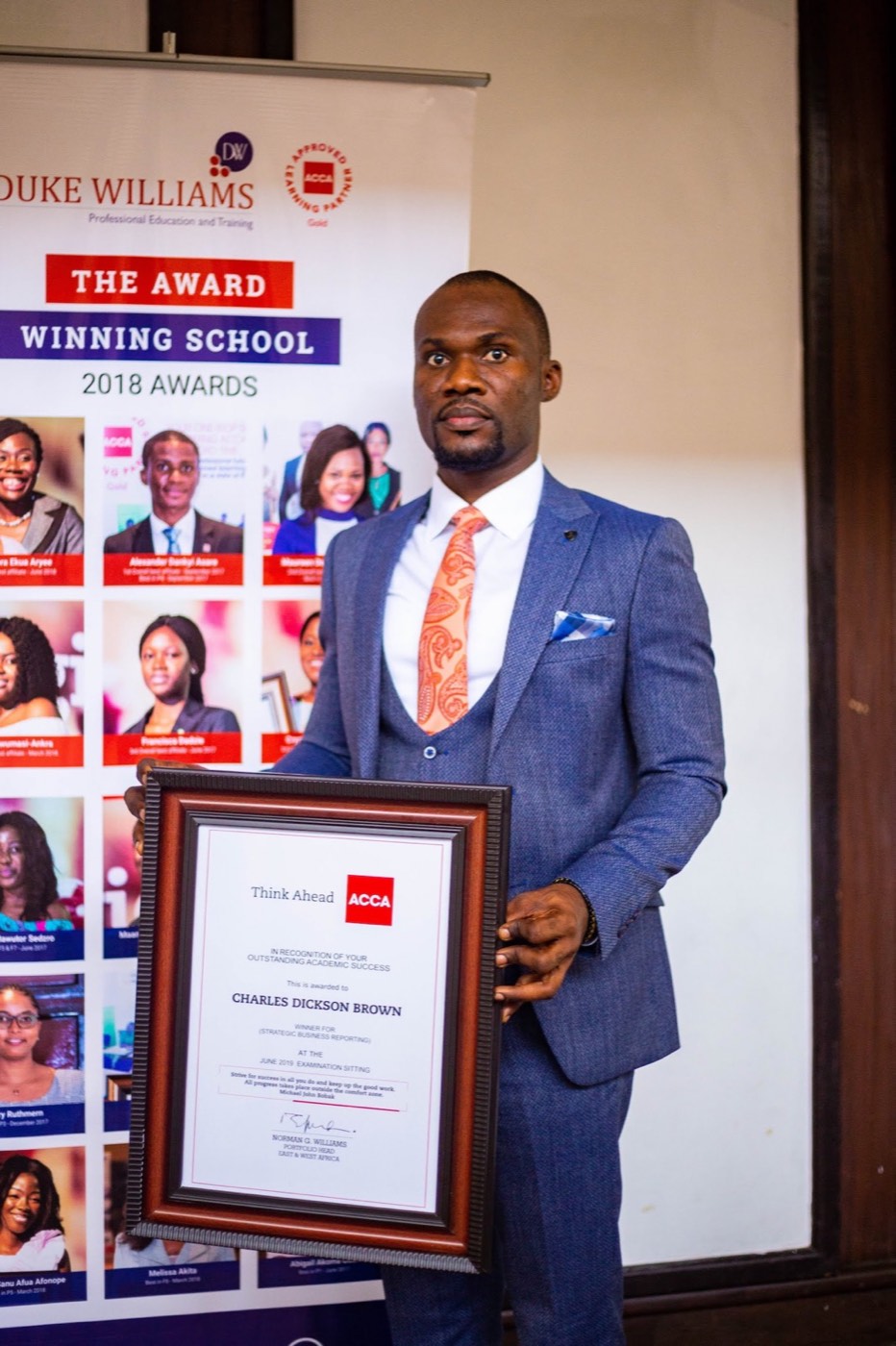 Charles Dickson Brown at the Duke Williams awards, photo 3