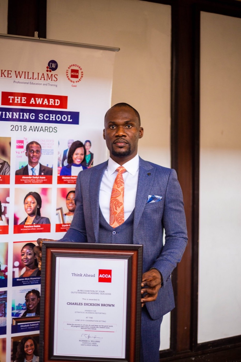 Charles Dickson Brown at the Duke Williams awards, photo 4