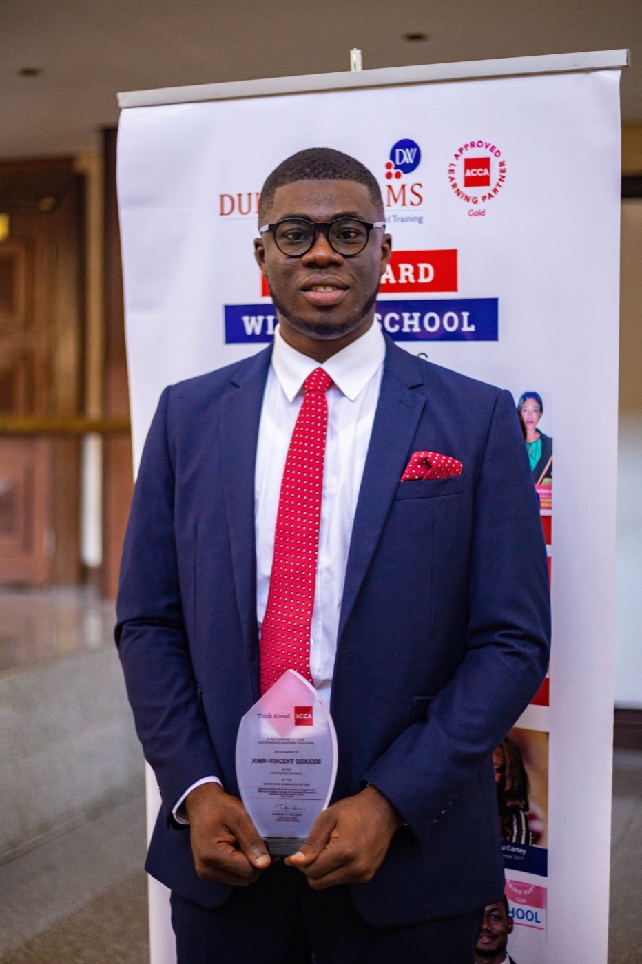 John-Vincent Quaicoe at the Duke Williams awards, photo 4