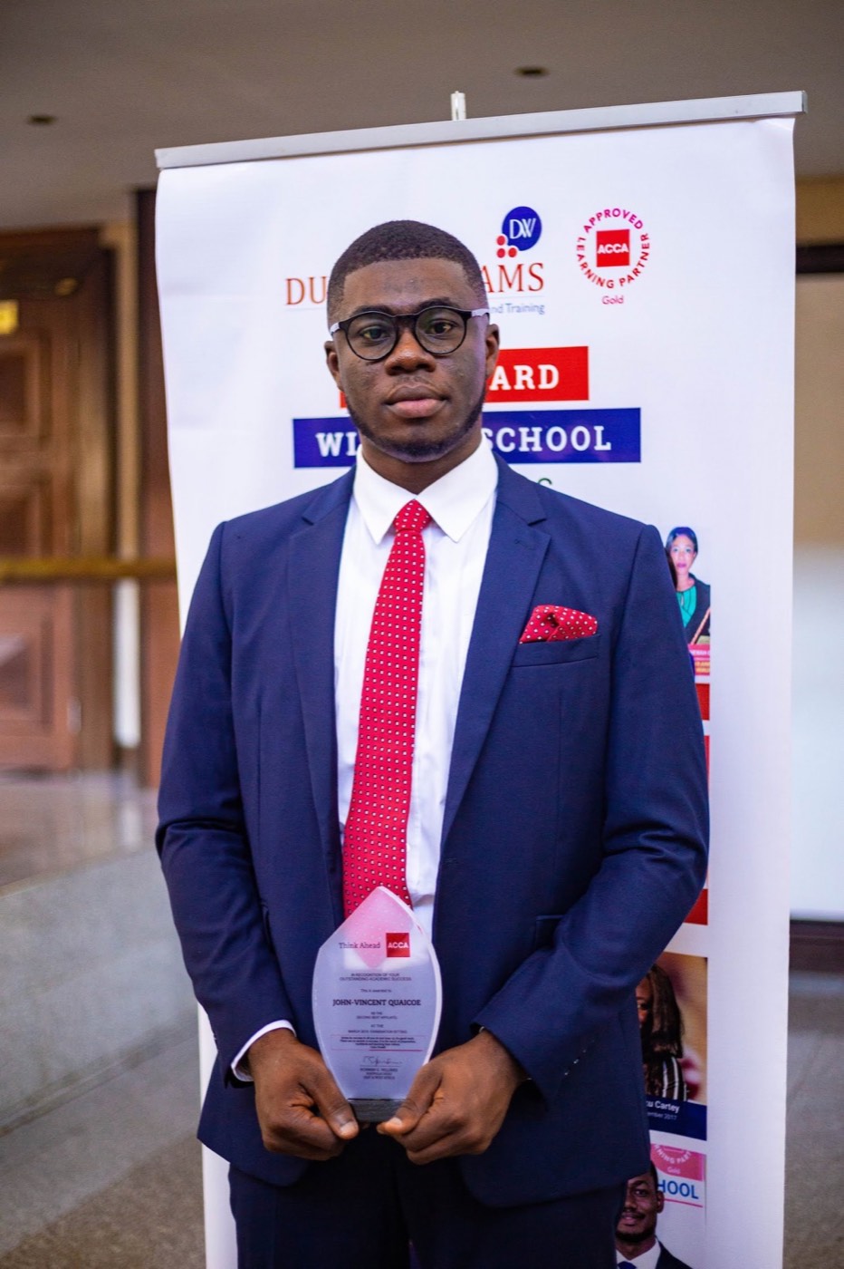 John-Vincent Quaicoe at the Duke Williams awards, photo 5