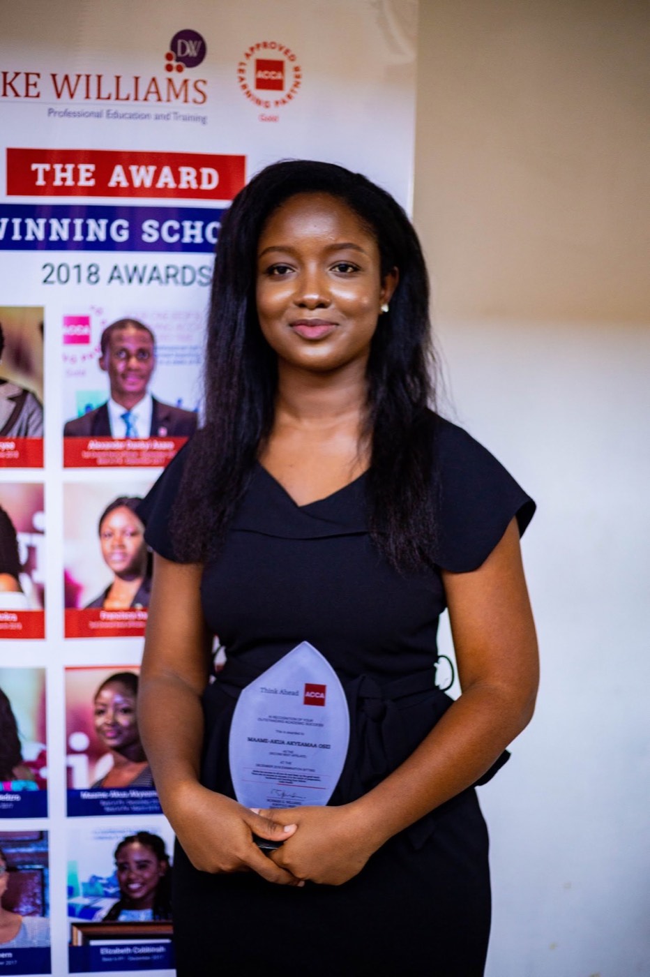 Maame-Akua Akyeamaa Osei at the Duke Williams awards, photo 3