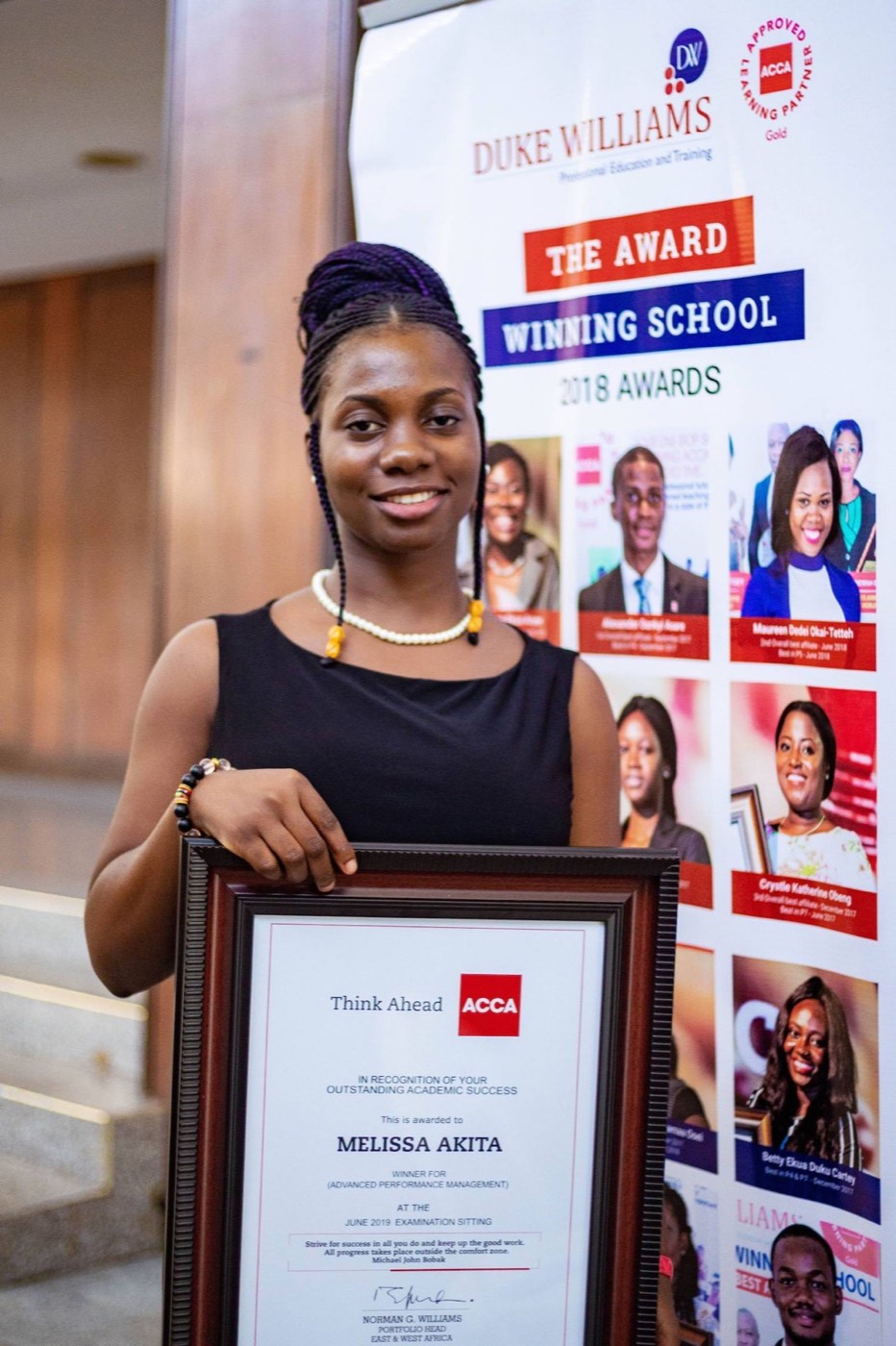 Melissa Akita at the Duke Williams awards, photo 1