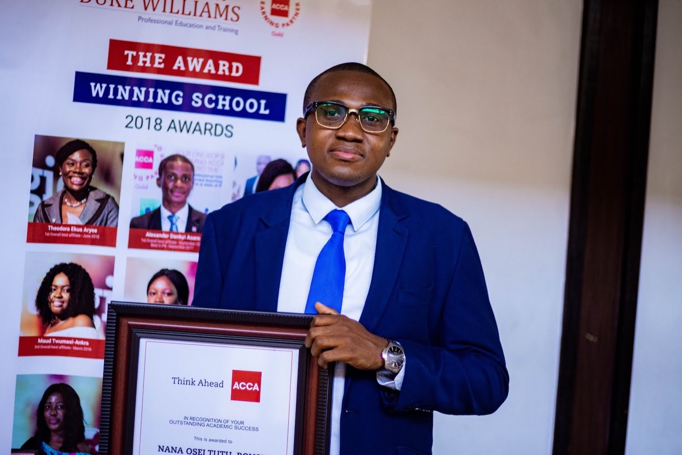 Nana Osei Tutu Bonsu at the Duke Williams awards, photo 2
