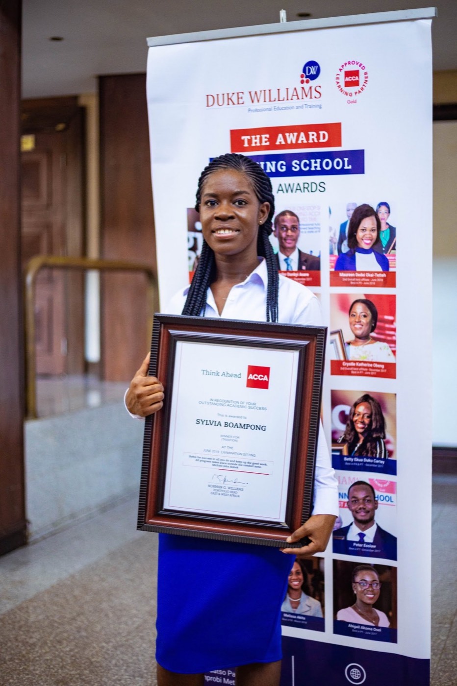 Sylvia Boampong at the Duke Williams awards, photo 3