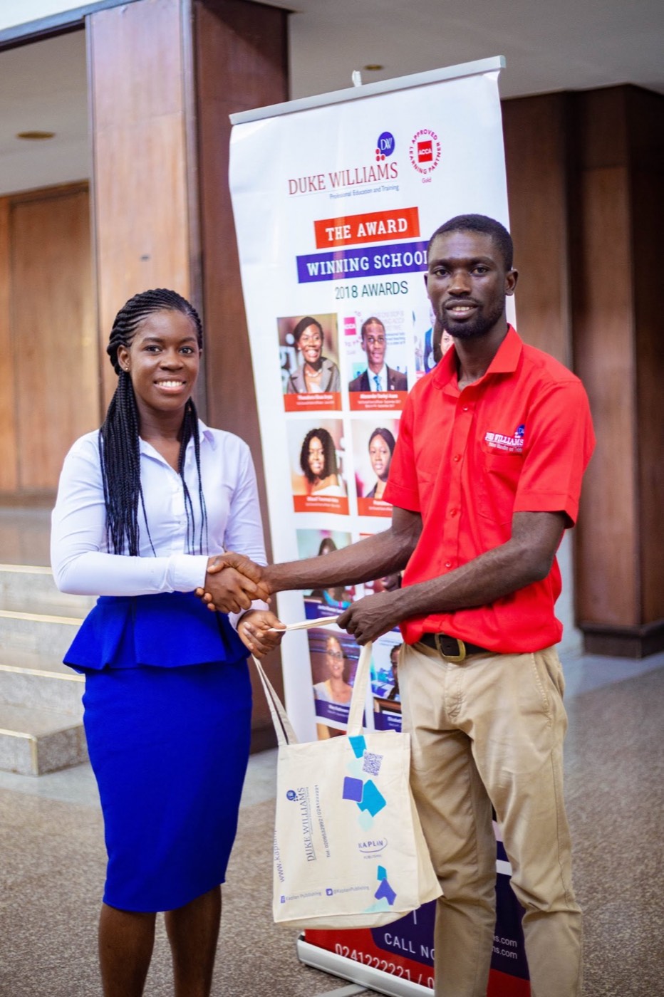 Sylvia Boampong at the Duke Williams awards, photo 4