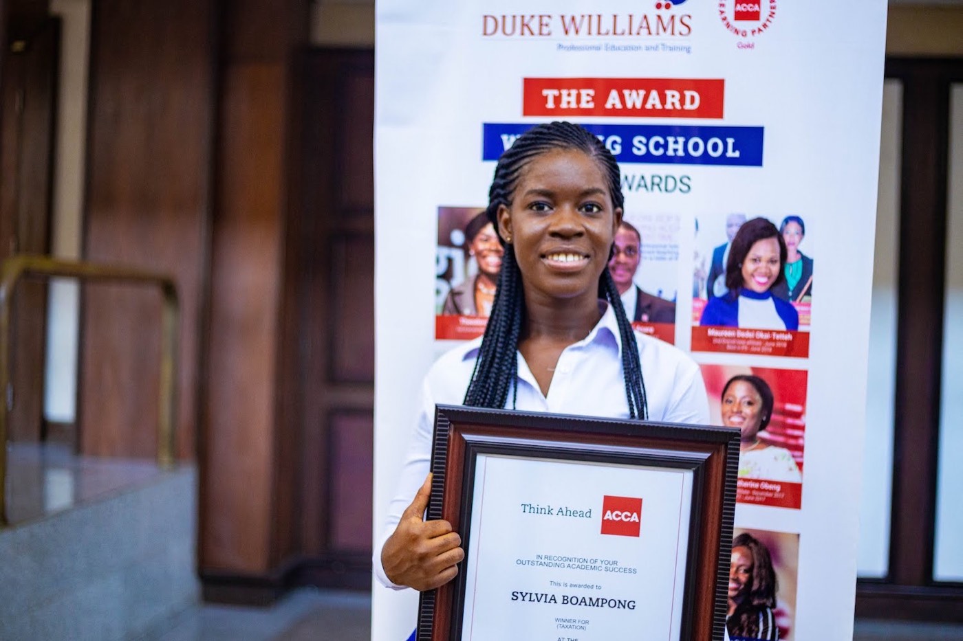 Sylvia Boampong at the Duke Williams awards, photo 5